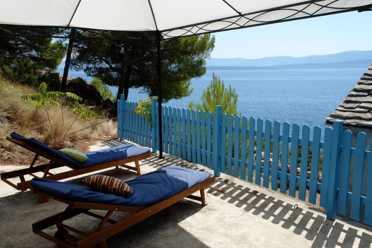 A Small Stone House By The Sea, In A Wineyard Nerezisca Exterior foto